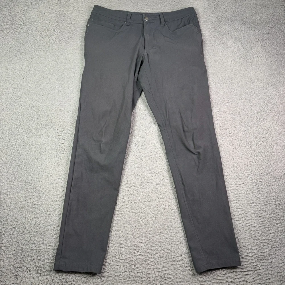 Lululemon ABC Pants Mens 31x30 Black Skinny Fit Stretch Golf Chino WORN LM5950S